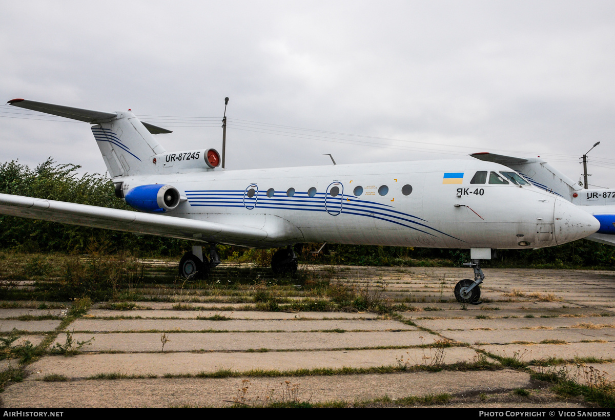 Aircraft Photo of UR-87245 | Yakovlev Yak-40 | AirHistory.net #761292