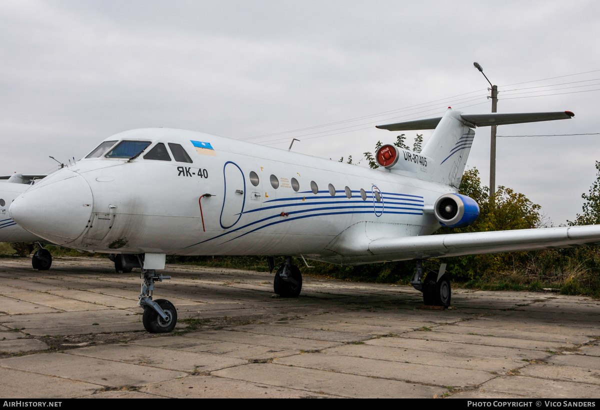 Aircraft Photo of UR-87405 | Yakovlev Yak-40 | Aerolyuks | AirHistory.net #761305