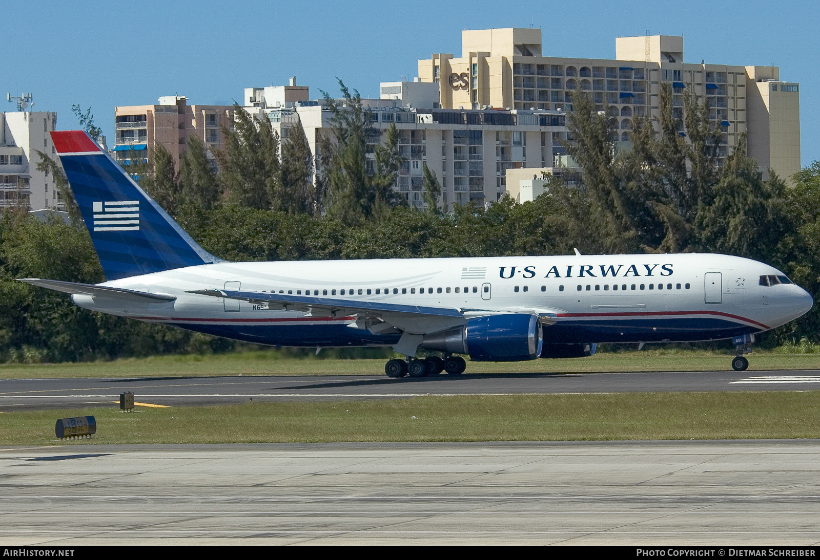 Aircraft Photo of N651US | Boeing 767-2B7/ER | US Airways | AirHistory.net #761312