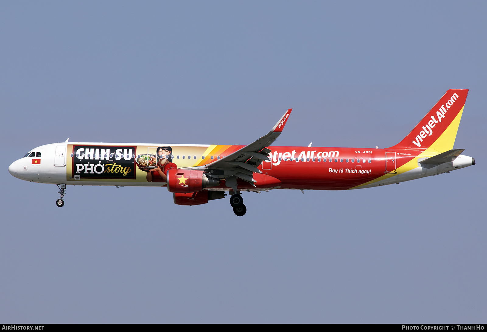 Aircraft Photo of VN-A631 | Airbus A321-211 | VietJet Air | AirHistory.net #761317
