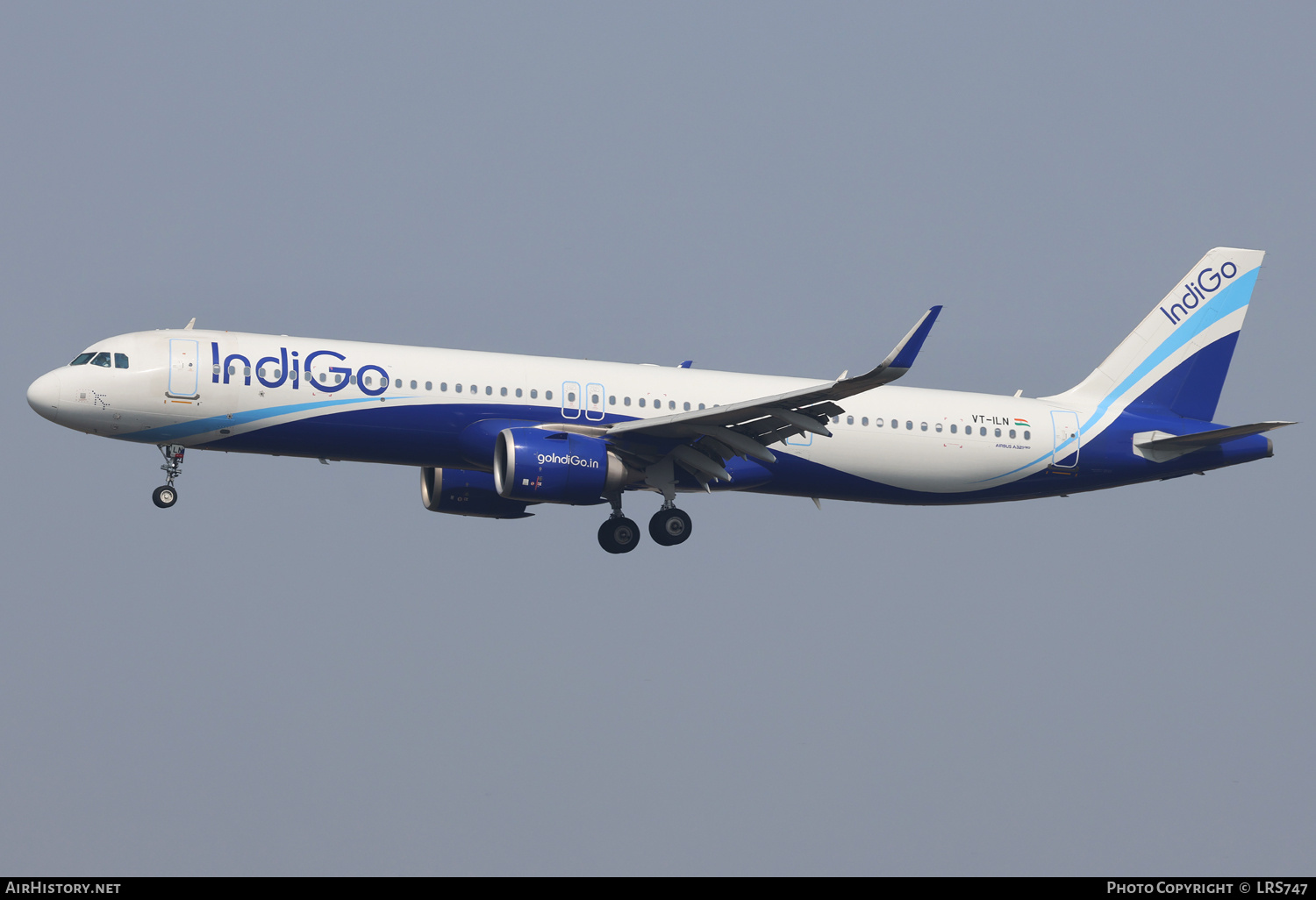Aircraft Photo of VT-ILN | Airbus A321-252NX | IndiGo | AirHistory.net #761319