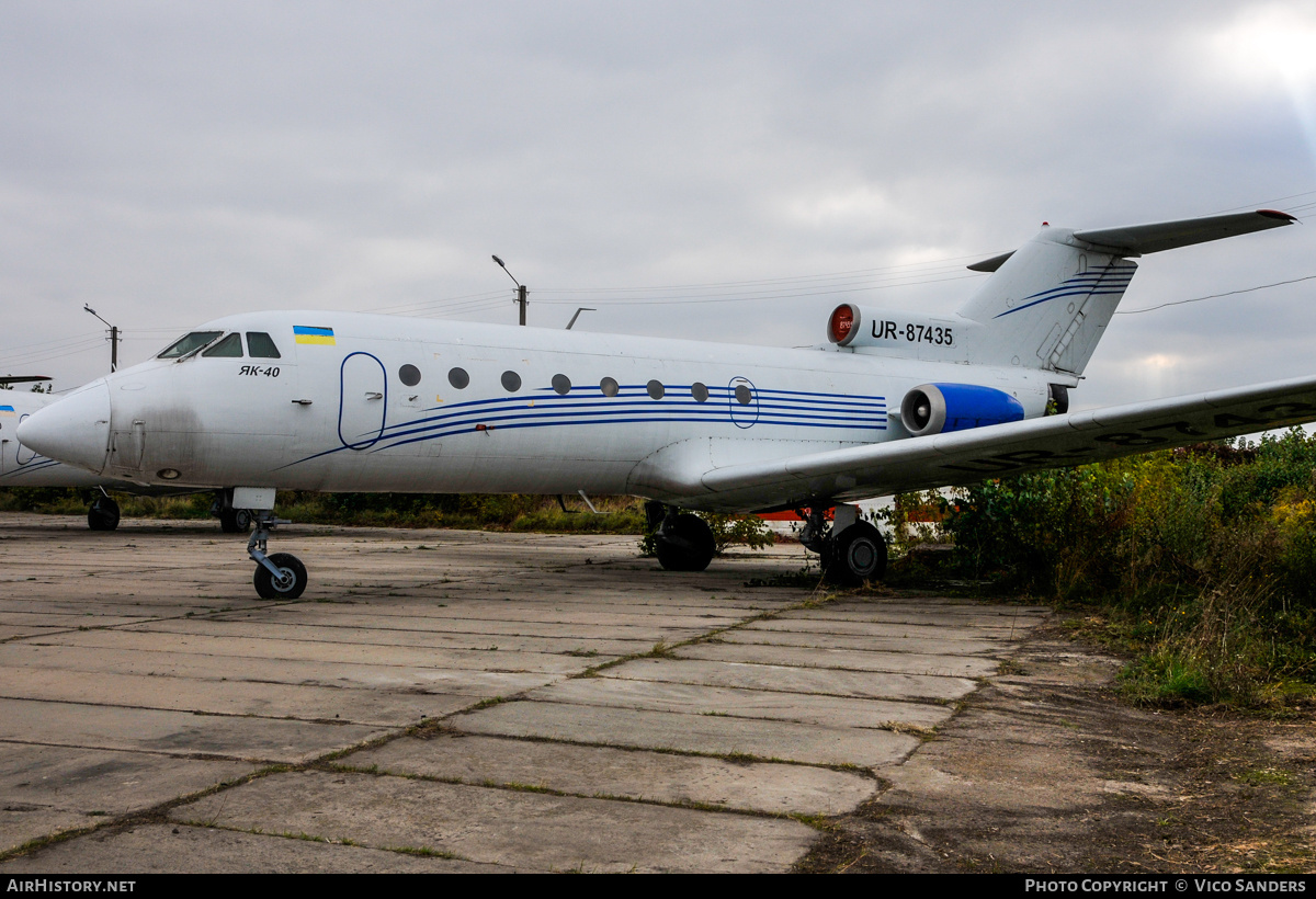 Aircraft Photo of UR-87435 | Yakovlev Yak-40 | Aerolyuks | AirHistory.net #761320
