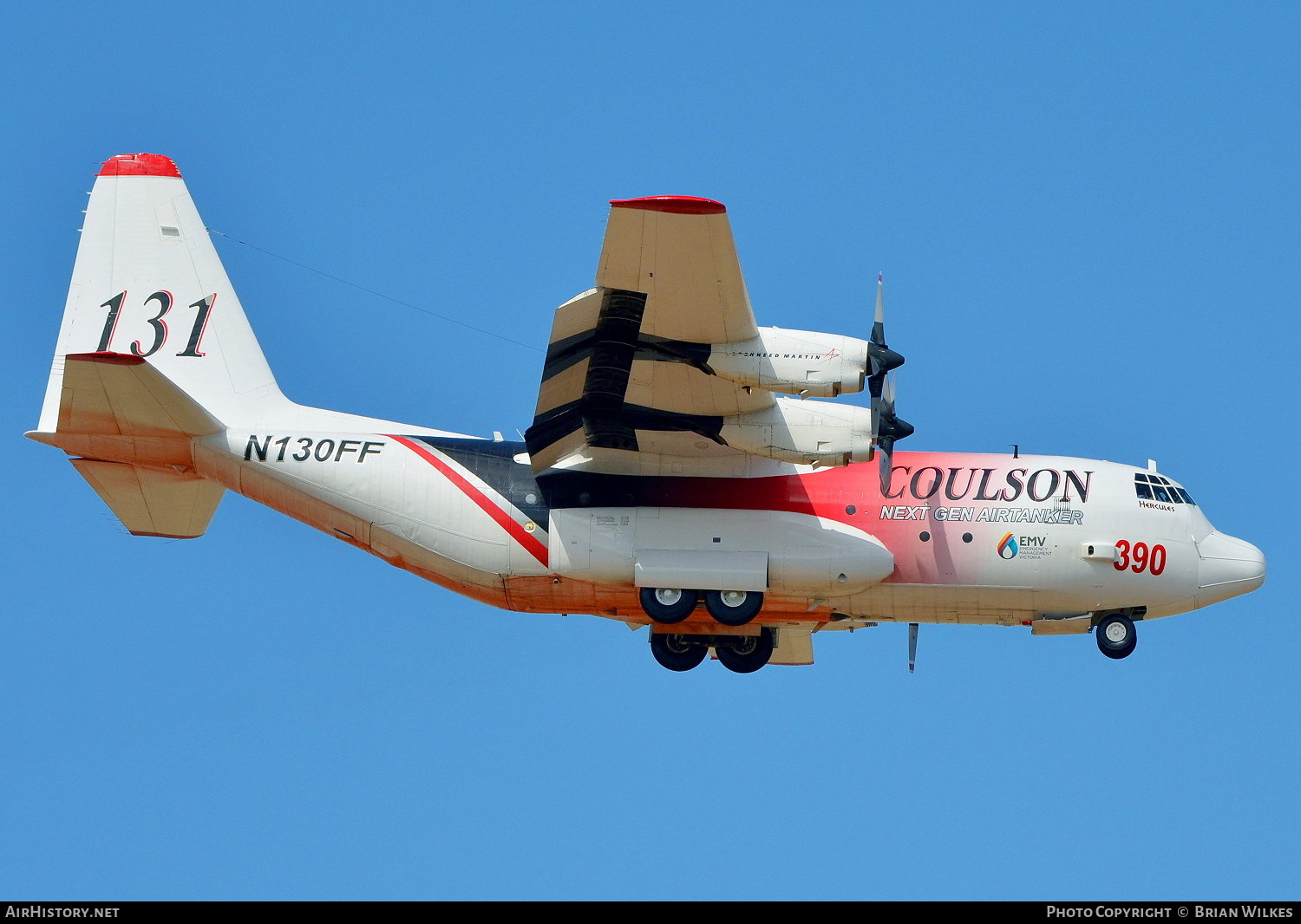 Aircraft Photo of N130FF | Lockheed C-130Q/AT Hercules (L-382) | Coulson Flying Tankers | AirHistory.net #761325
