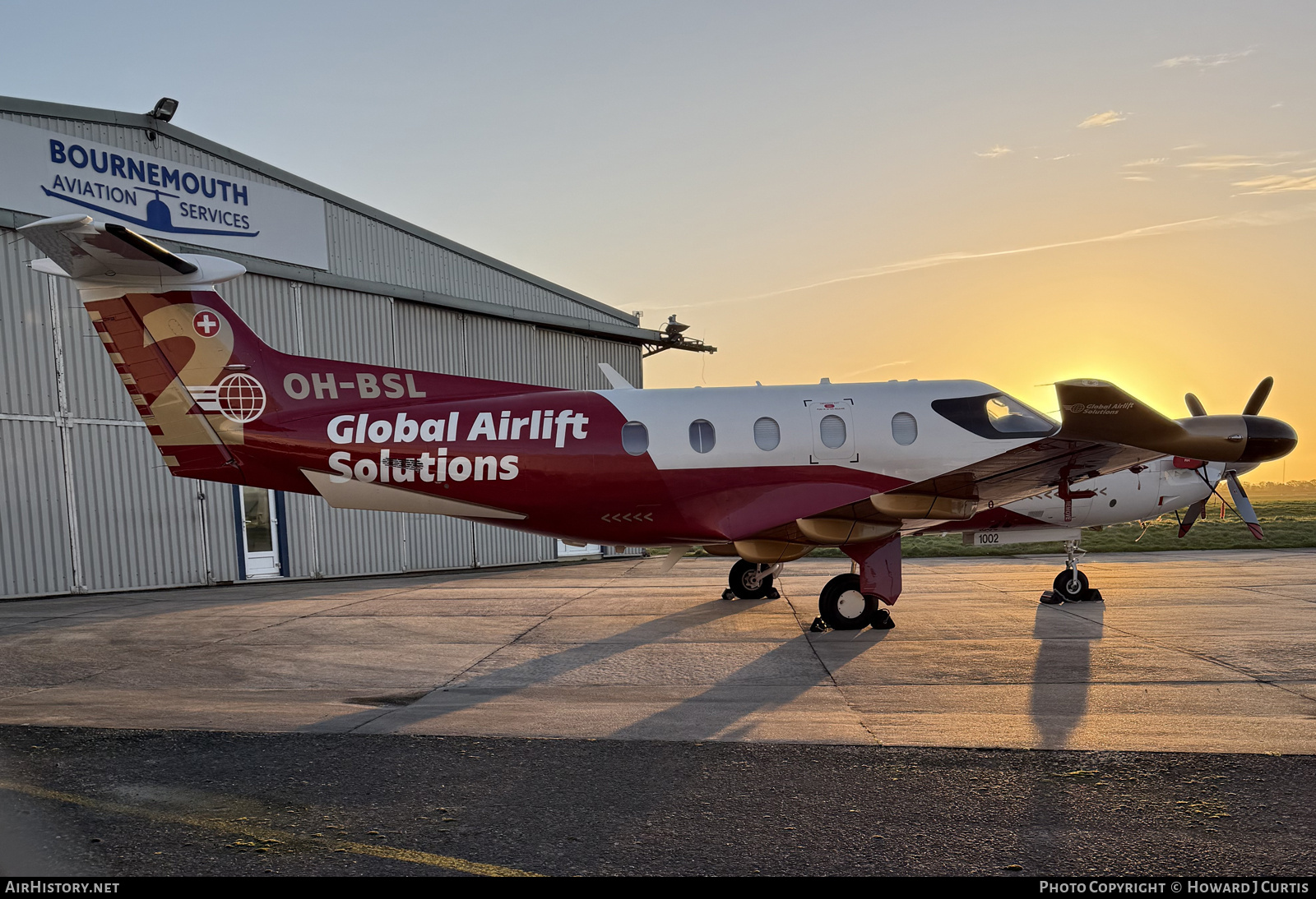 Aircraft Photo of OH-BSL | Pilatus PC-12/47 | Global Airlift Solutions | AirHistory.net #761326