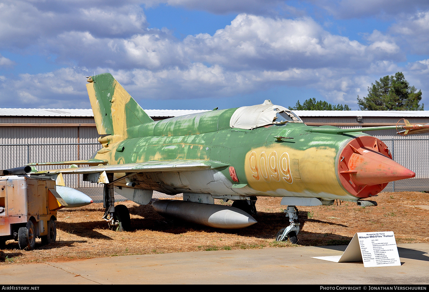 Aircraft Photo of 9099 | Mikoyan-Gurevich MiG-21bis | Hungary - Air Force | AirHistory.net #761344