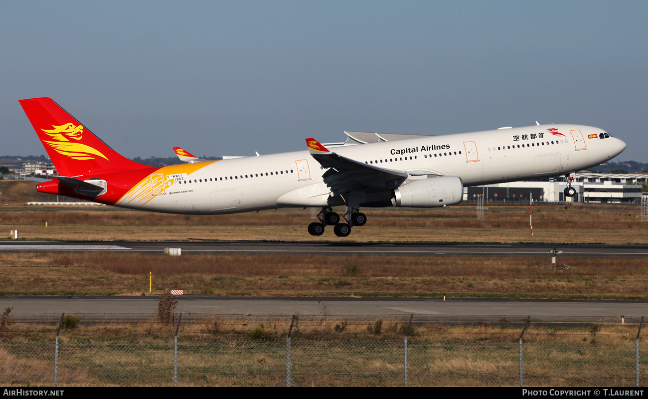 Aircraft Photo of F-WWKY | Airbus A330-243 | Capital Airlines | AirHistory.net #761357