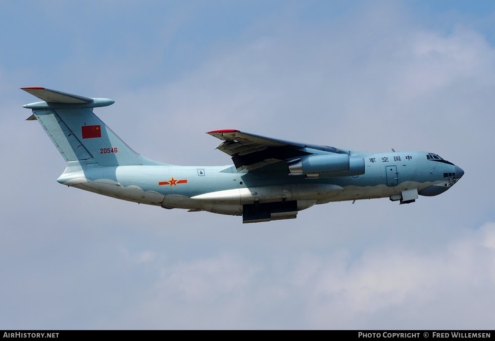 Aircraft Photo of 20546 | Ilyushin Il-76TD | China - Air Force | AirHistory.net #761369