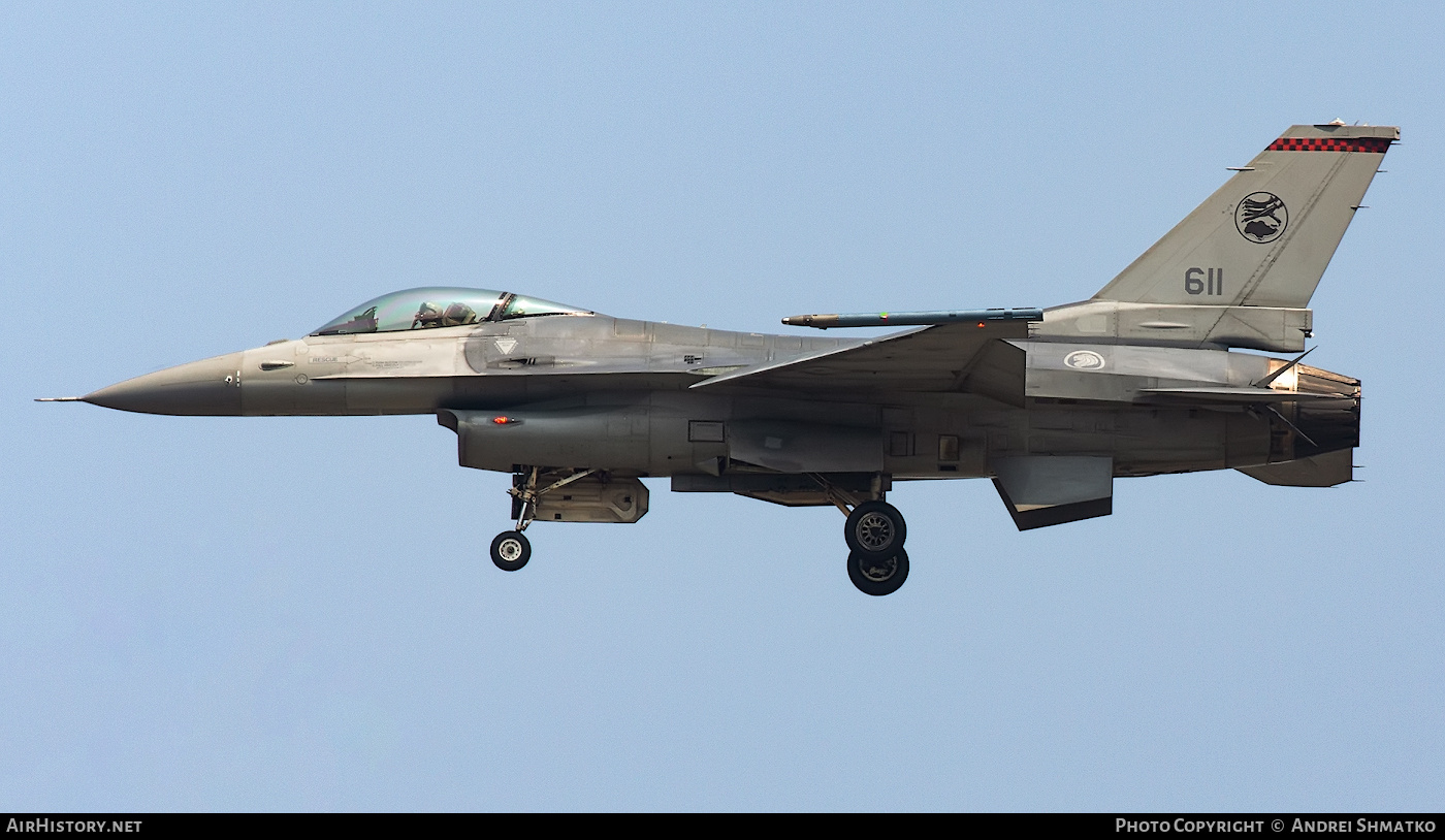 Aircraft Photo of 611 | Lockheed Martin F-16C Fighting Falcon | Singapore - Air Force | AirHistory.net #761407