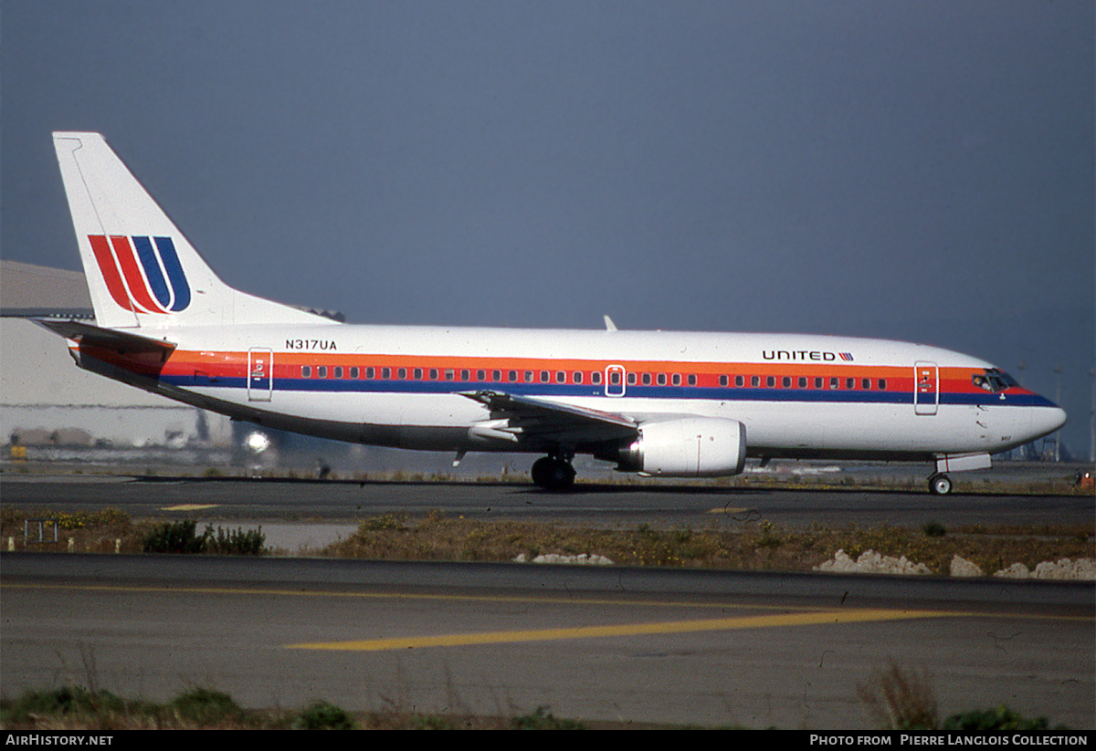 Aircraft Photo of N317UA | Boeing 737-322 | United Airlines | AirHistory.net #761410