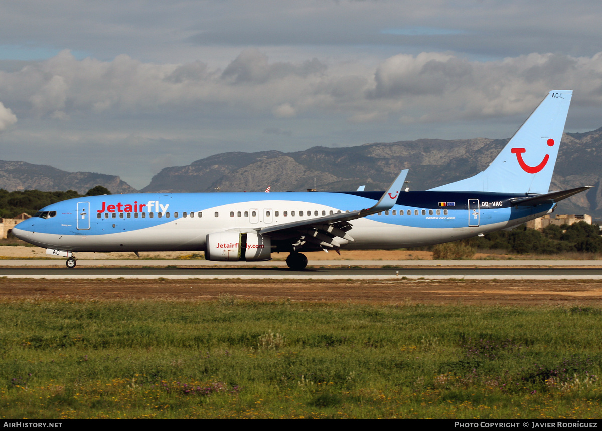 Aircraft Photo of OO-VAC | Boeing 737-8BK | Jetairfly | AirHistory.net #761441