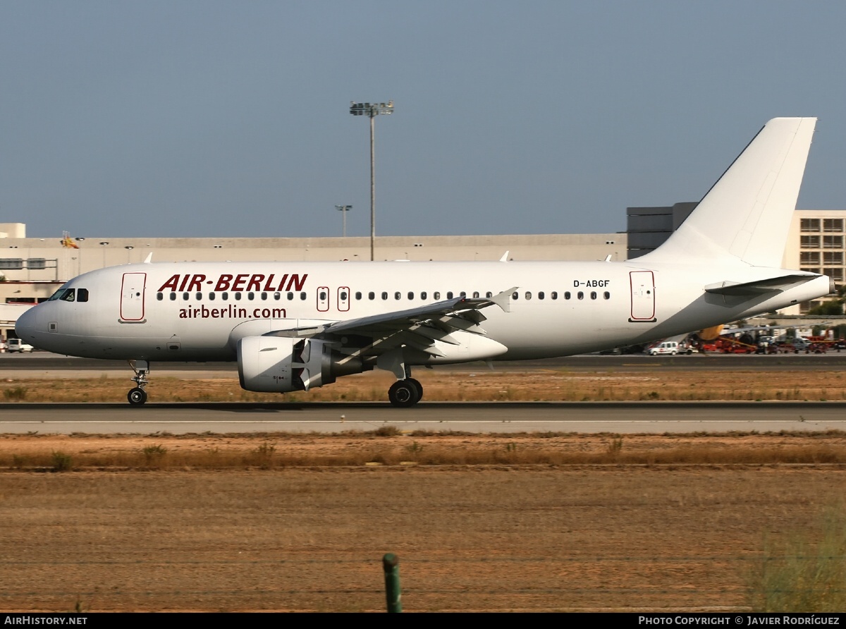 Aircraft Photo of D-ABGF | Airbus A319-112 | Air Berlin | AirHistory.net #761456