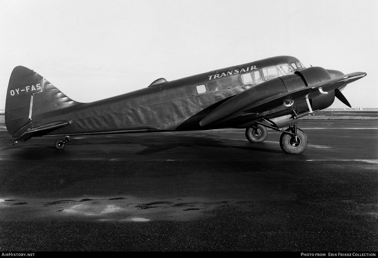 Aircraft Photo of OY-FAS | Airspeed AS-10 Oxford I | Transair | AirHistory.net #761463
