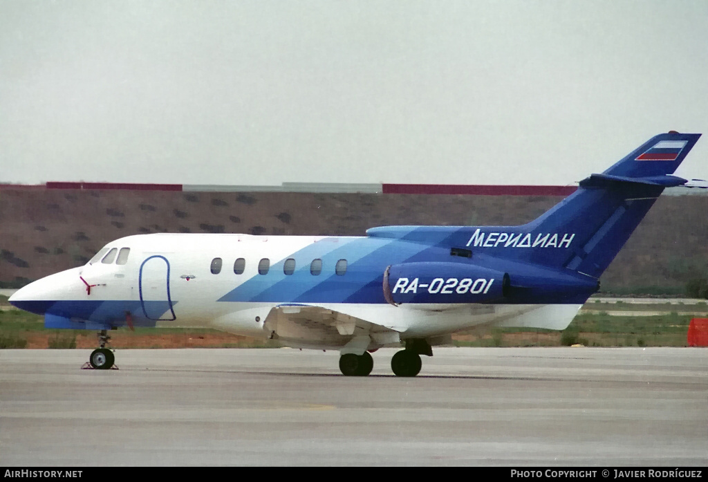 Aircraft Photo of RA-02801 | British Aerospace HS-125-700B | Meridian Air Company | AirHistory.net #761498