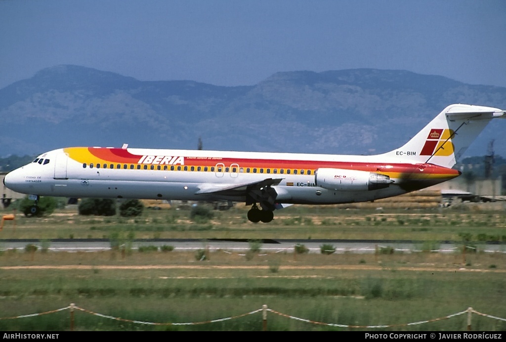Aircraft Photo of EC-BIM | McDonnell Douglas DC-9-32 | Iberia | AirHistory.net #761503