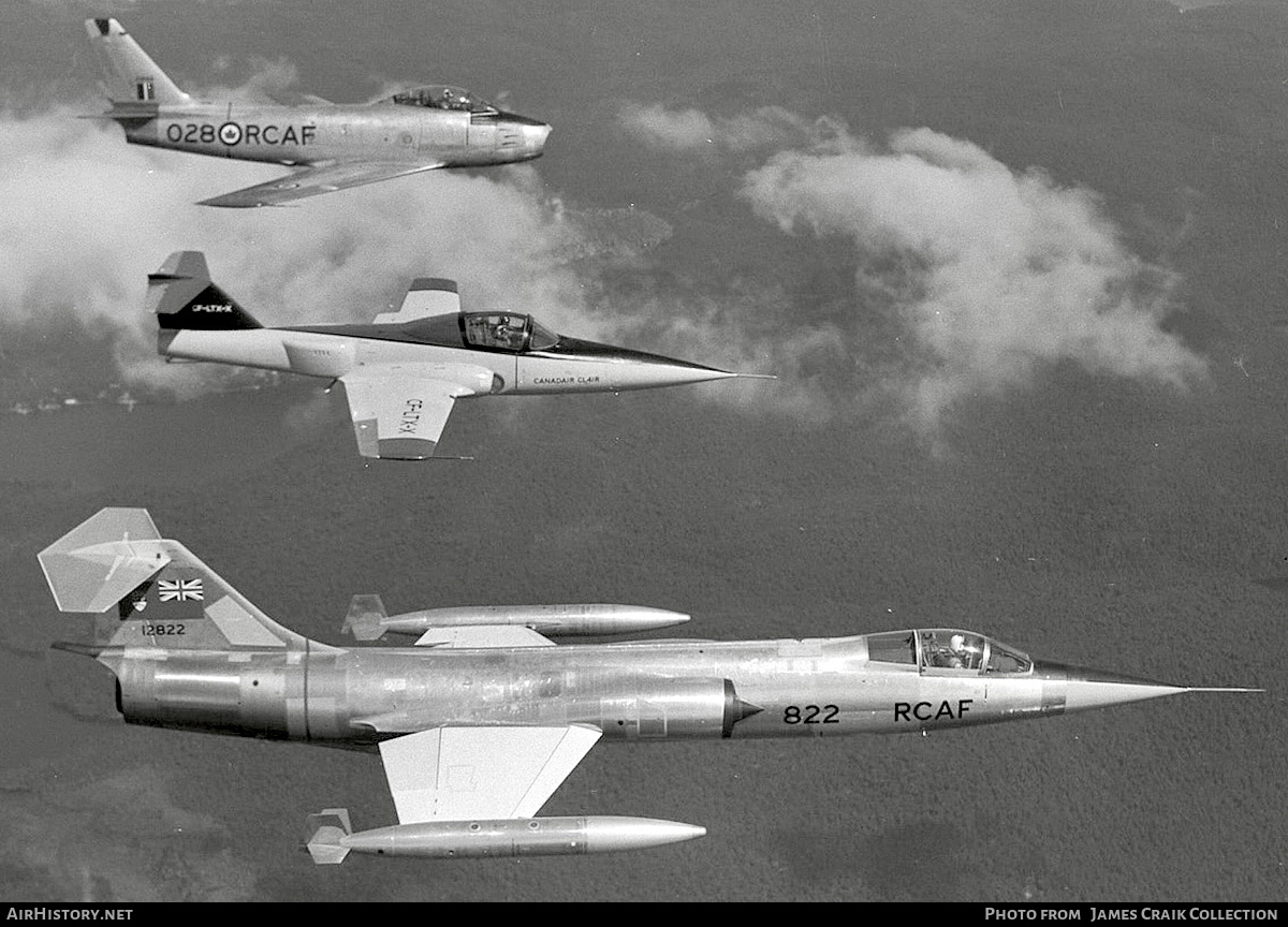 Aircraft Photo of 12822 | Canadair CF-104 Starfighter | Canada - Air Force | AirHistory.net #761505