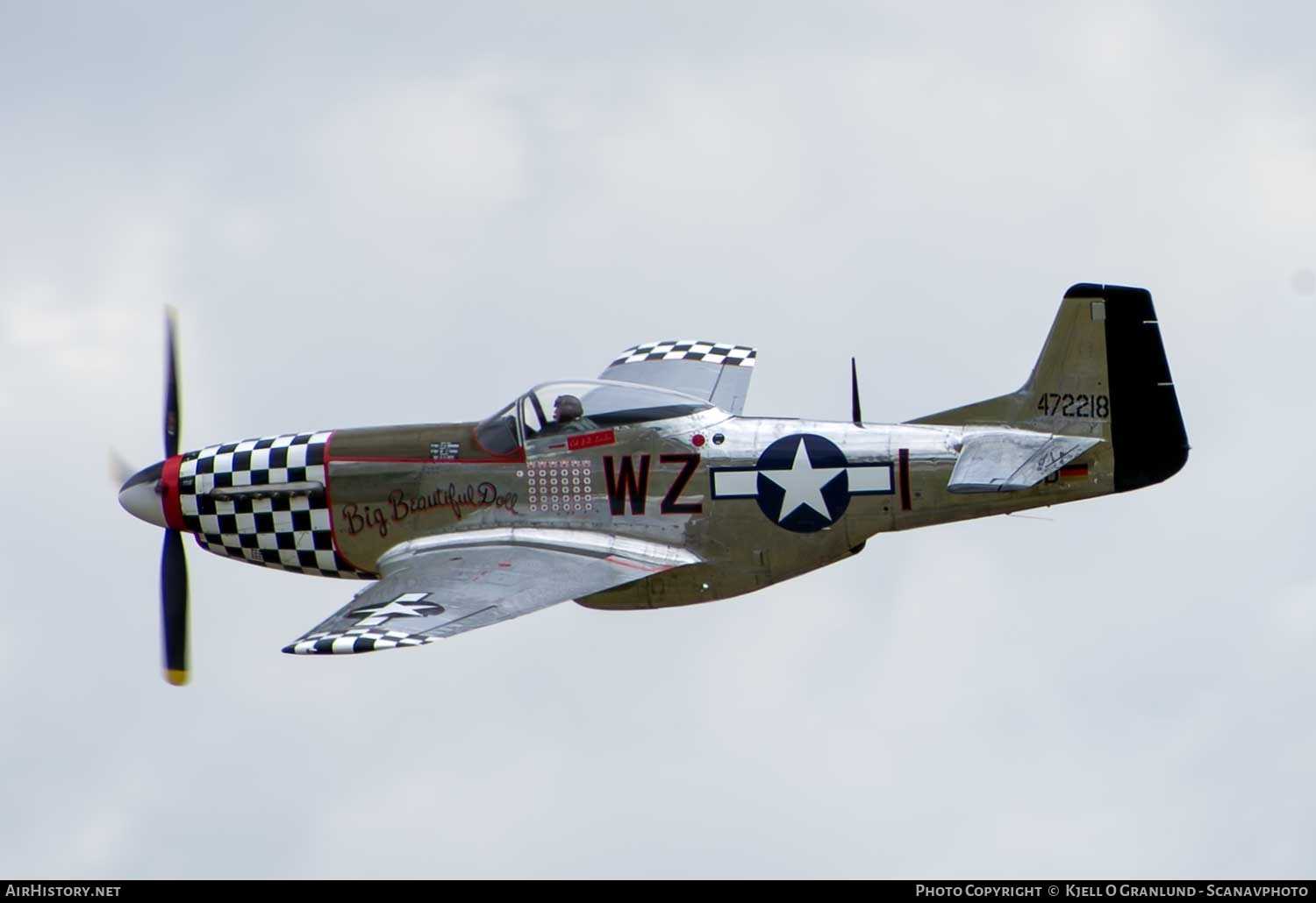Aircraft Photo of D-FBBD / 472218 | Commonwealth CA-18 Mustang 22 (P-51D) | USA - Air Force | AirHistory.net #761520