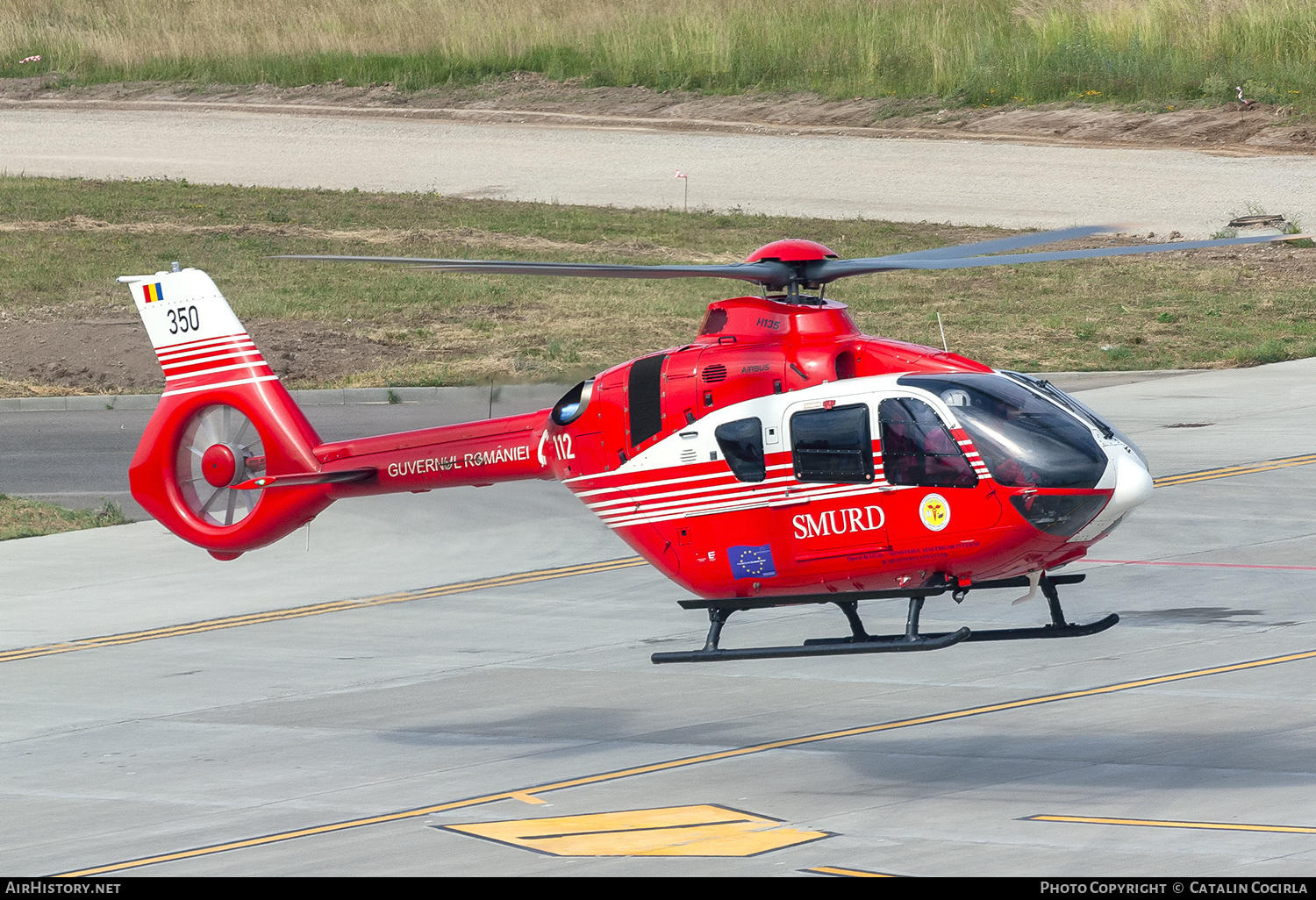 Aircraft Photo of 350 | Eurocopter EC-135P-3 | Romania - SMURD | AirHistory.net #761541