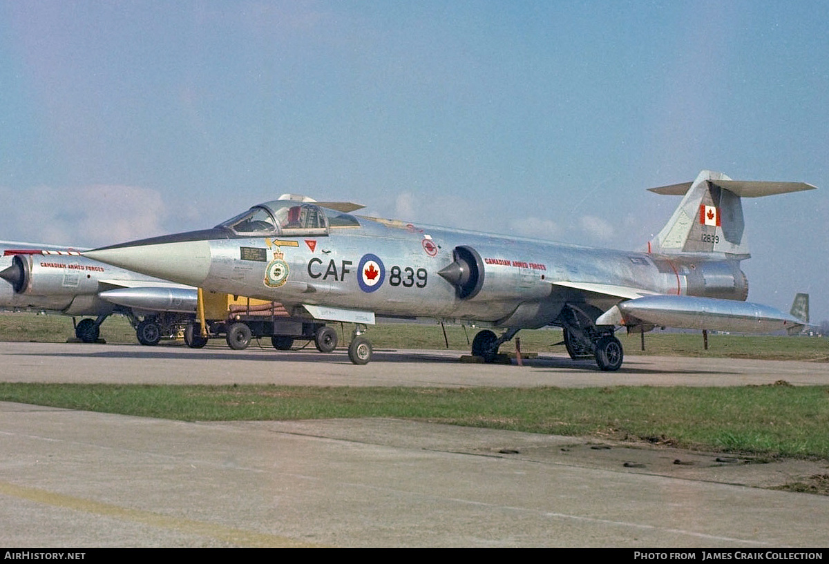 Aircraft Photo of 12839 | Canadair CF-104 Starfighter | Canada - Air Force | AirHistory.net #761551