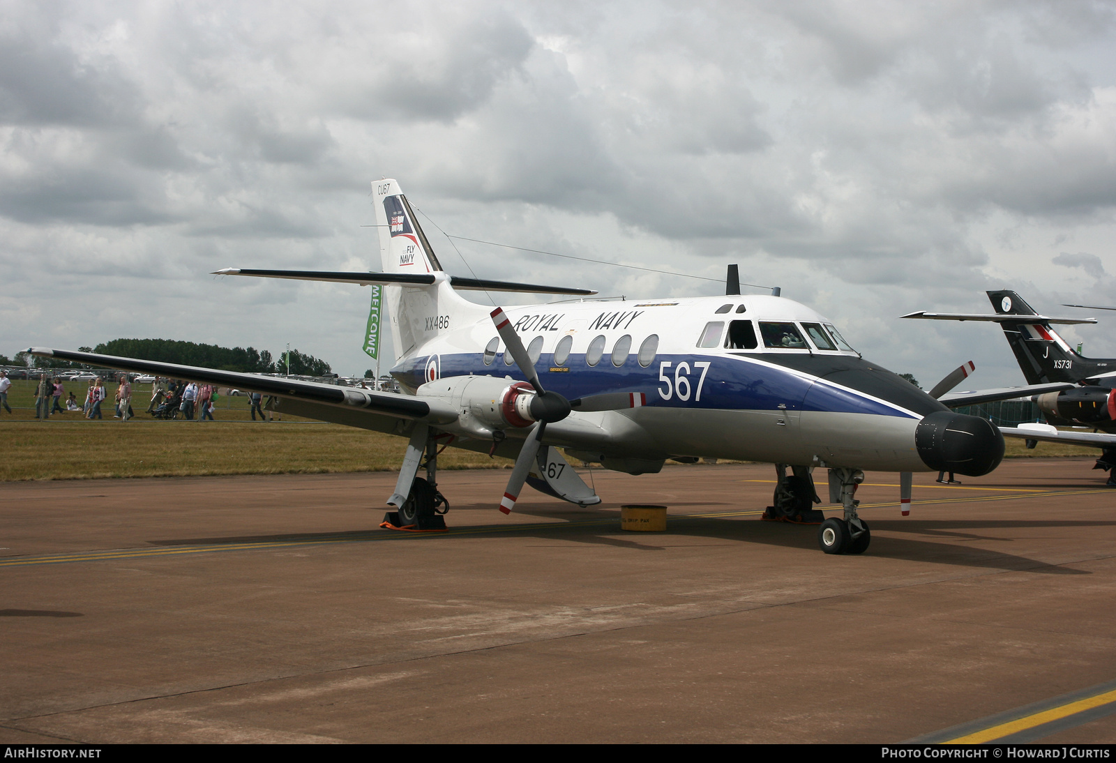 Aircraft Photo of XX486 | Scottish Aviation HP-137 Jetstream T2 | UK - Navy | AirHistory.net #761594