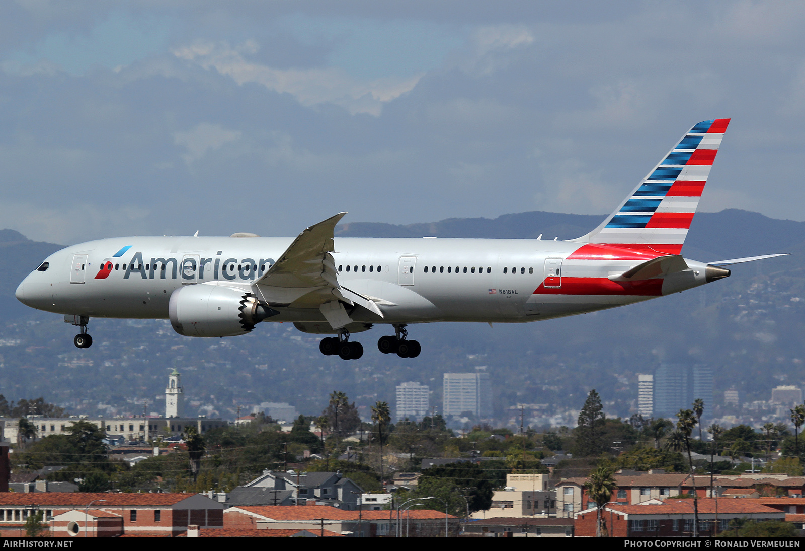 Aircraft Photo of N818AL | Boeing 787-8 Dreamliner | American Airlines | AirHistory.net #761617