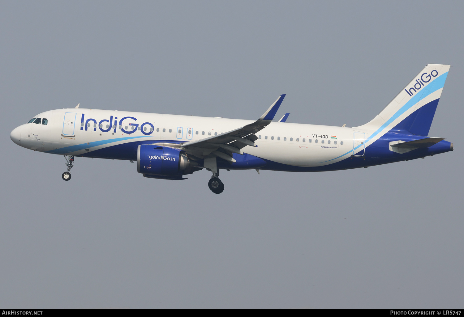 Aircraft Photo of VT-IQD | Airbus A320-251N | IndiGo | AirHistory.net #761635
