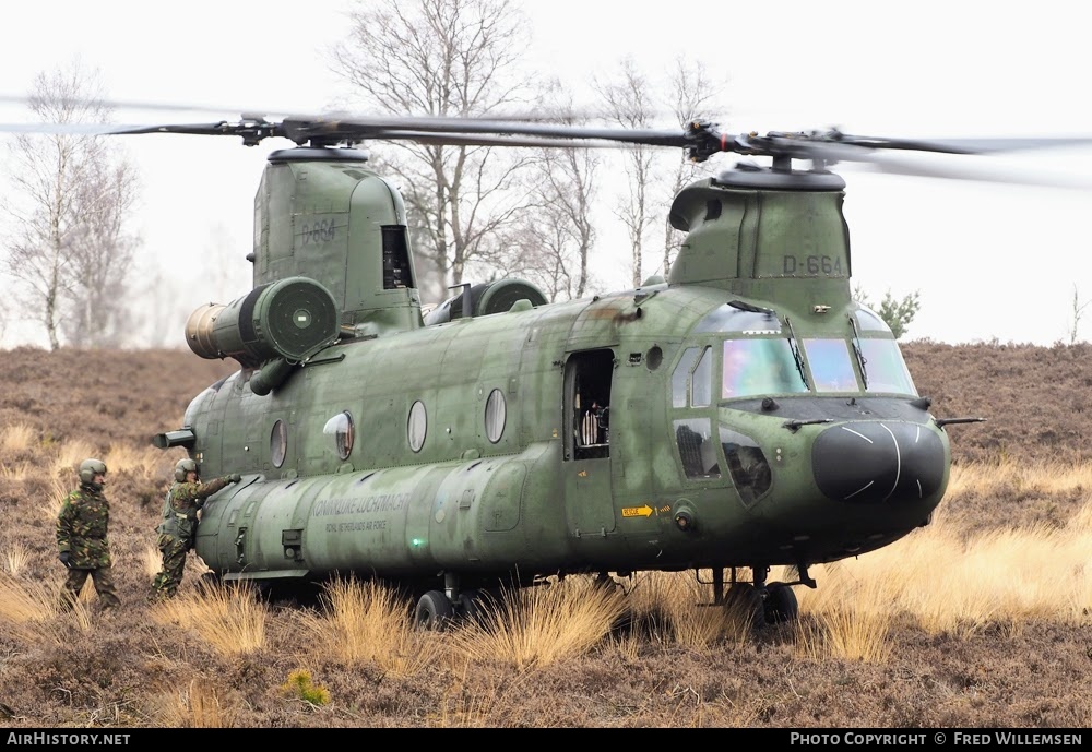 Aircraft Photo of D-664 | Boeing CH-47D Chinook (414) | Netherlands - Air Force | AirHistory.net #761642