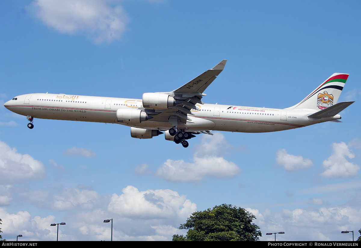 Aircraft Photo of A6-EHH | Airbus A340-642 | Etihad Airways | AirHistory.net #761647