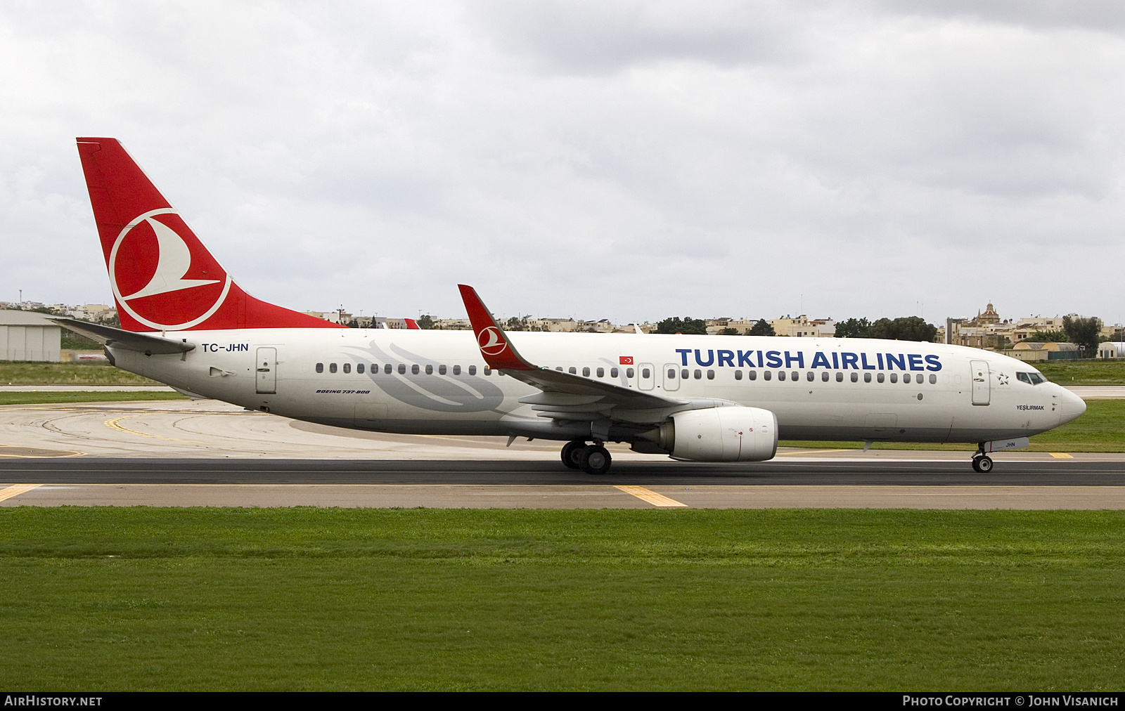 Aircraft Photo of TC-JHN | Boeing 737-8F2 | Turkish Airlines | AirHistory.net #761674