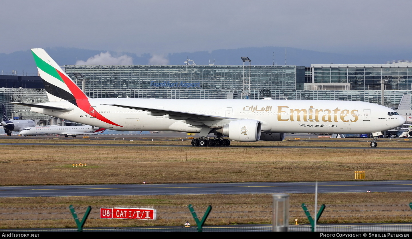 Aircraft Photo of A6-EPI | Boeing 777-31H/ER | Emirates | AirHistory.net #761675