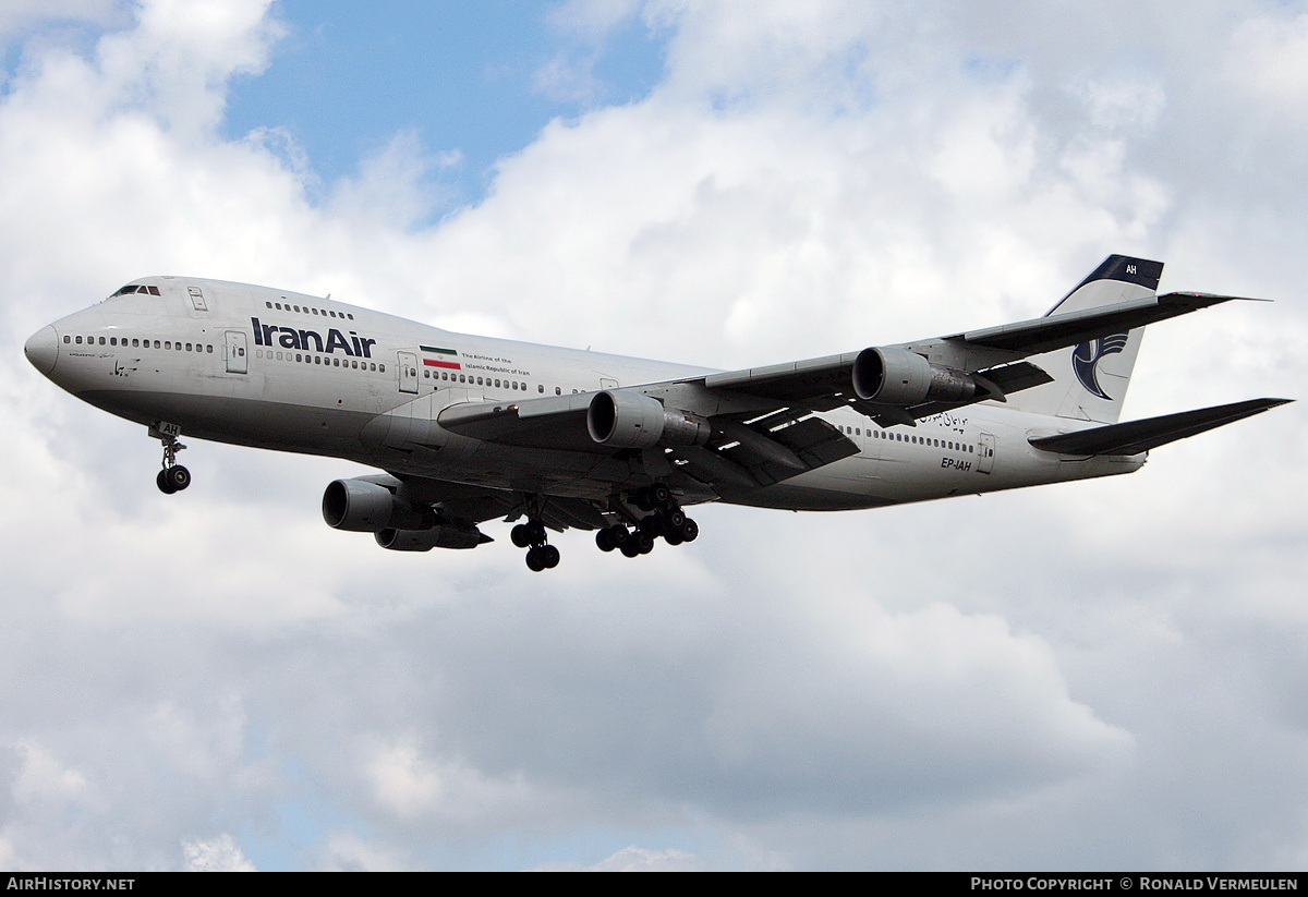 Aircraft Photo of EP-IAH | Boeing 747-286BM | Iran Air | AirHistory.net #761676