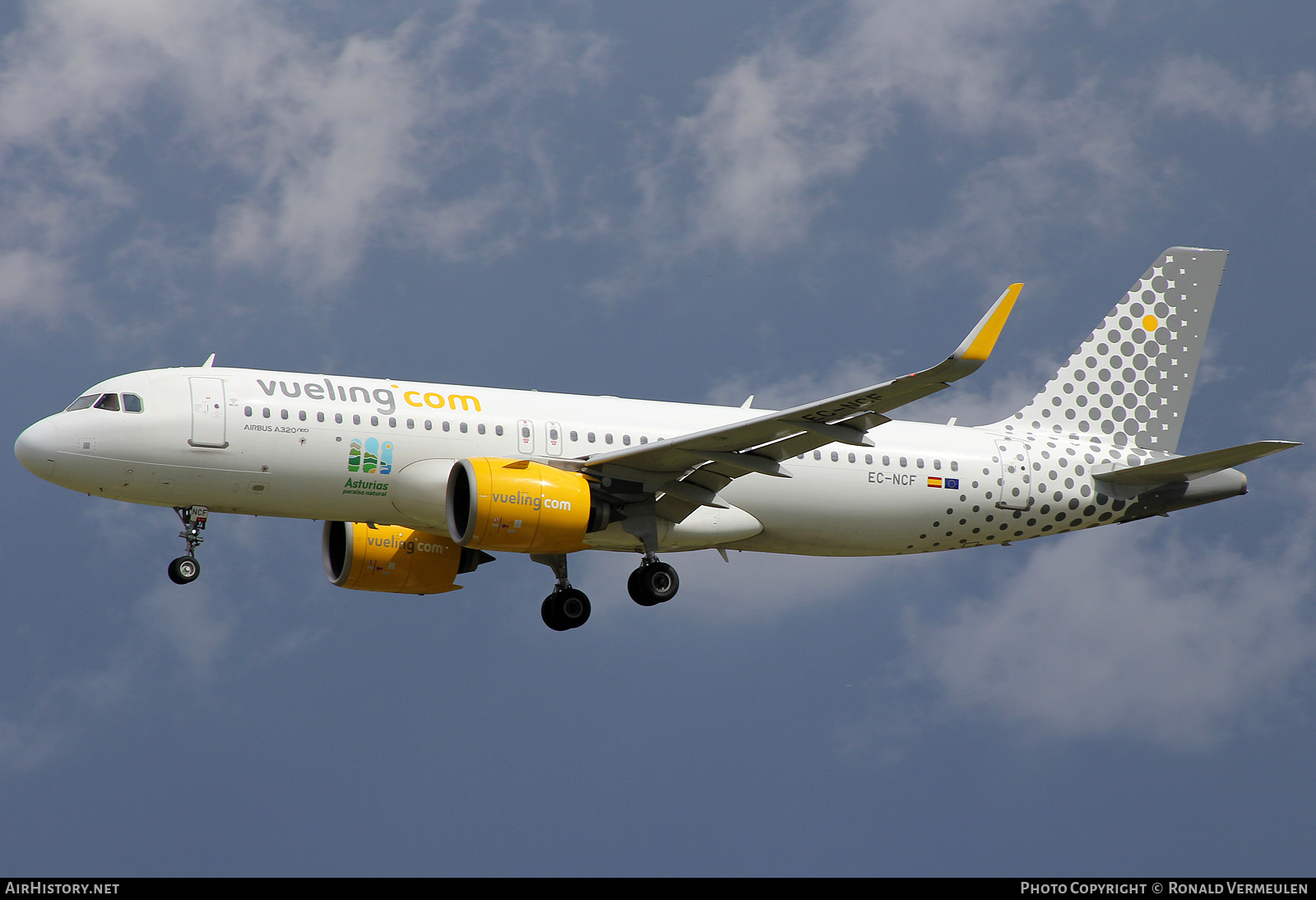 Aircraft Photo of EC-NCF | Airbus A320-271N | Vueling Airlines | AirHistory.net #761684