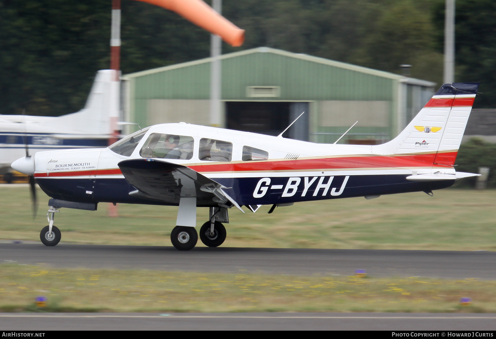 Aircraft Photo of G-BYHJ | Piper PA-28R-201 Arrow | Bournemouth Commercial Flight Training - BCFT | AirHistory.net #761689