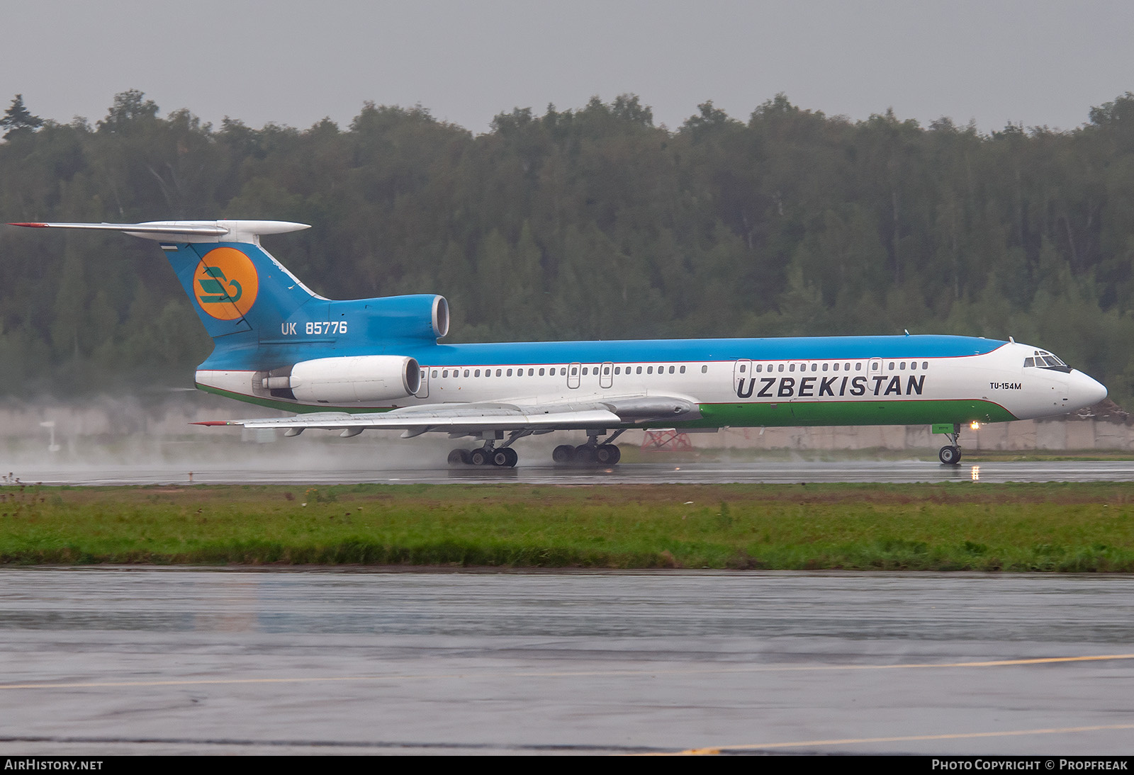 Aircraft Photo of UK-85776 | Tupolev Tu-154M | Uzbekistan Airways | AirHistory.net #761696