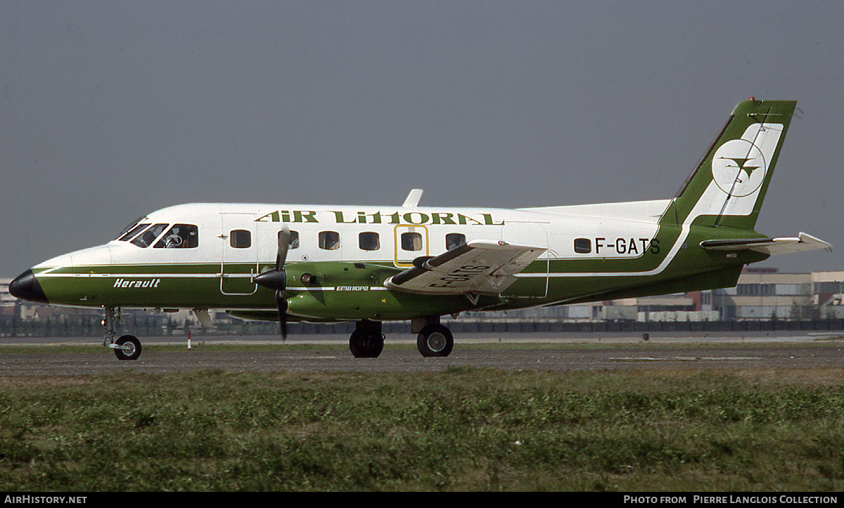Aircraft Photo of F-GATS | Embraer EMB-110P1 Bandeirante | Air Littoral | AirHistory.net #761724