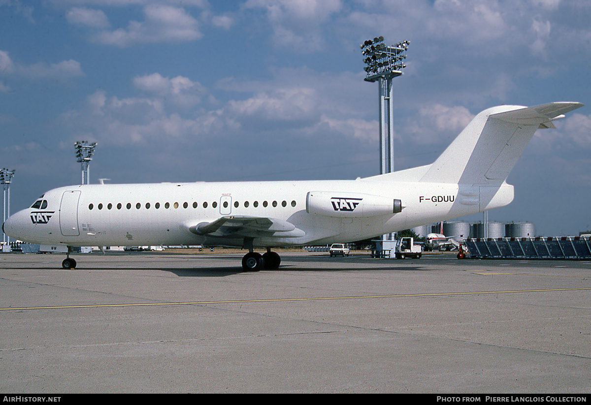 Aircraft Photo of F-GDUU | Fokker F28-2000 Fellowship | TAT - Transport Aérien Transrégional | AirHistory.net #761736