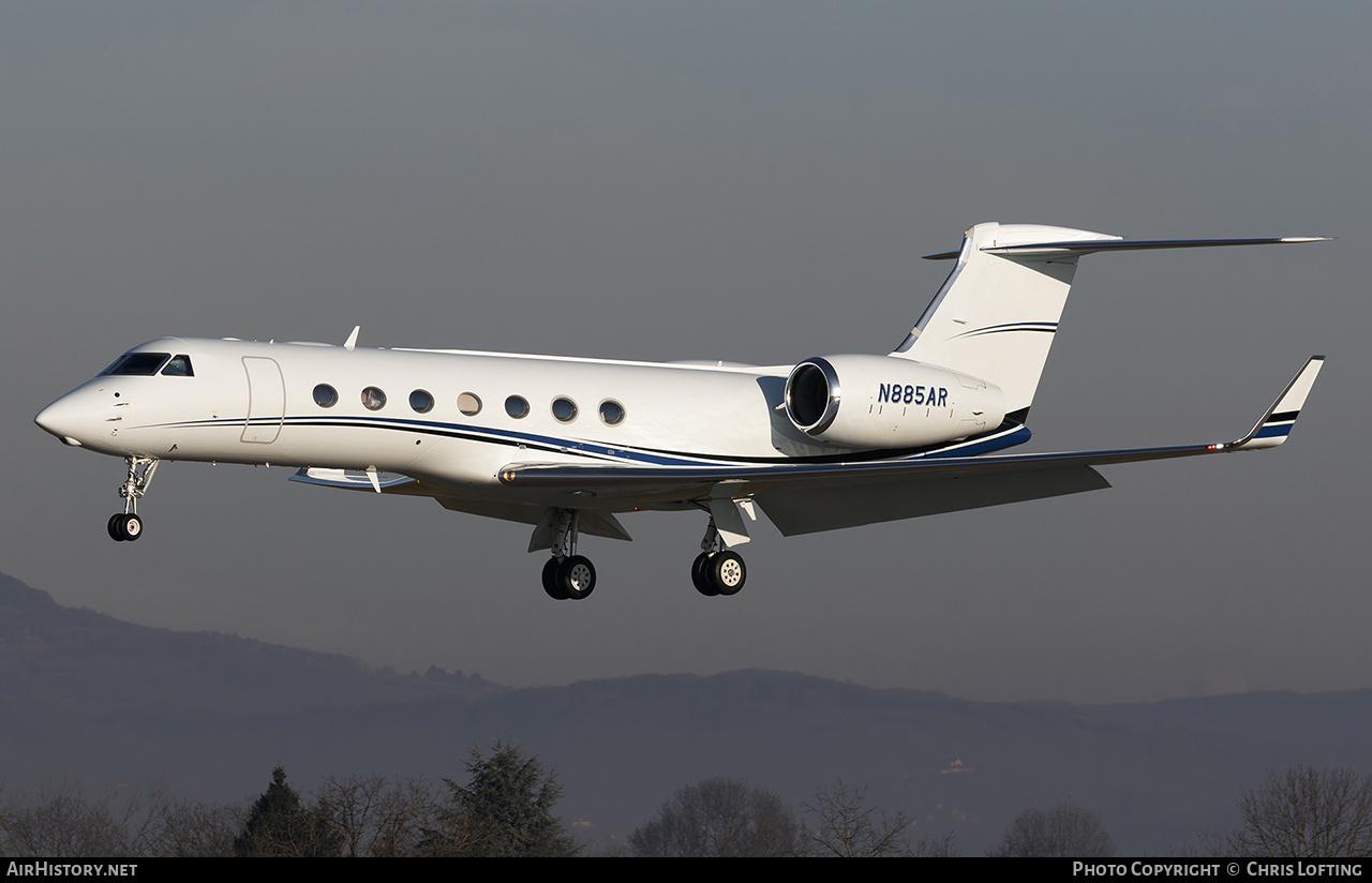 Aircraft Photo of N885AR | Gulfstream Aerospace G-V-SP Gulfstream G550 | AirHistory.net #761744