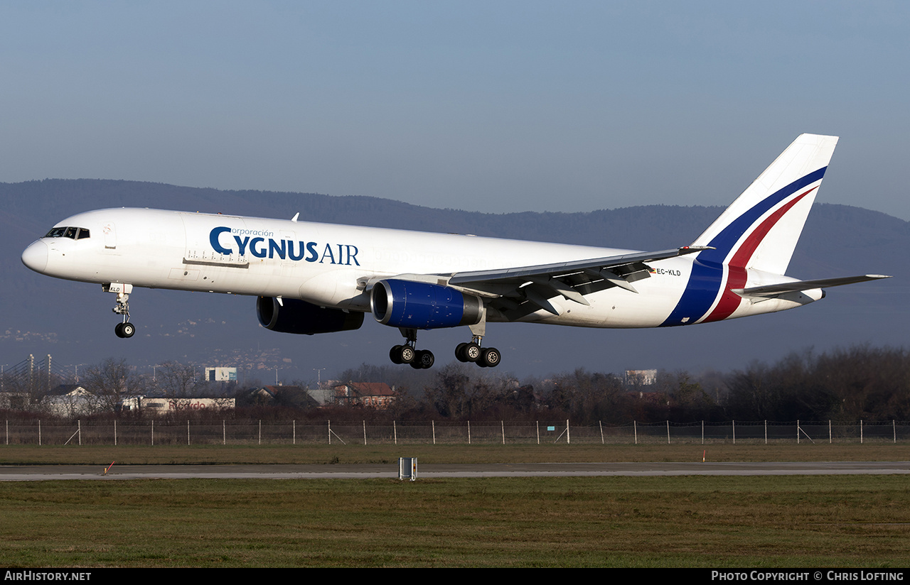 Aircraft Photo of EC-KLD | Boeing 757-236(PCF) | Cygnus Air | AirHistory.net #761772
