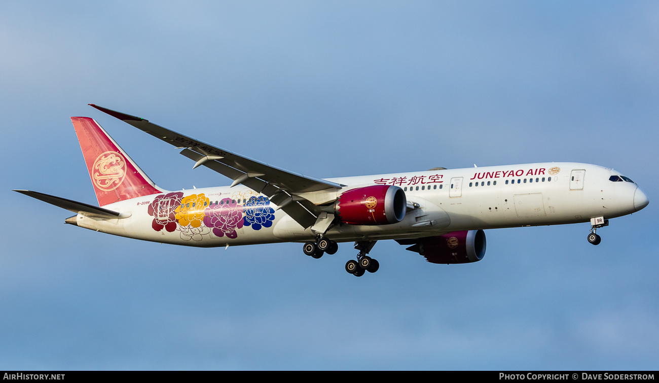 Aircraft Photo of B-209R | Boeing 787-9 Dreamliner | Juneyao Airlines | AirHistory.net #761783