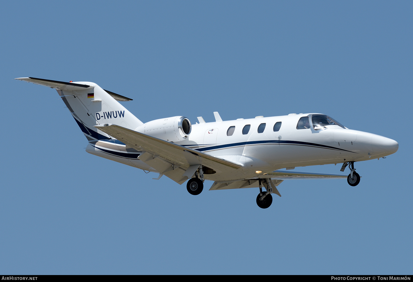 Aircraft Photo of D-IWUW | Cessna 525 CitationJet CJ1 | AirHistory.net #761793