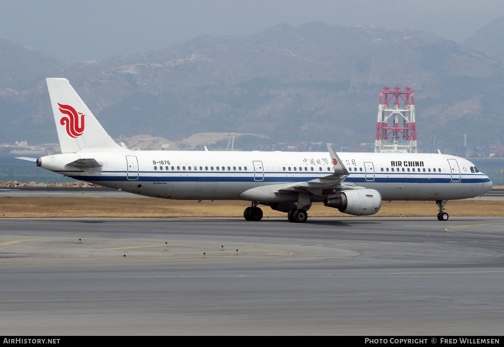 Aircraft Photo of B-1876 | Airbus A321-211 | Air China | AirHistory.net #761829