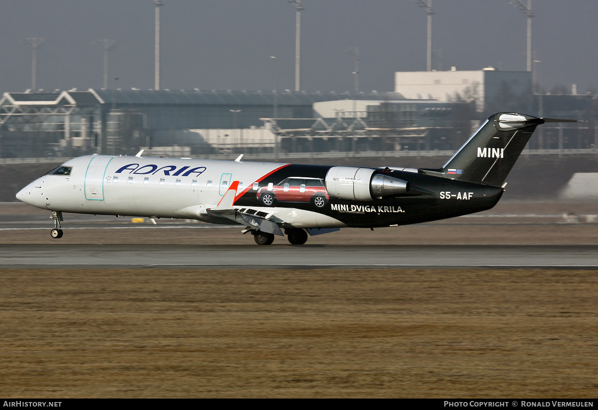 Aircraft Photo of S5-AAF | Bombardier CRJ-200LR (CL-600-2B19) | Adria Airways | AirHistory.net #761851