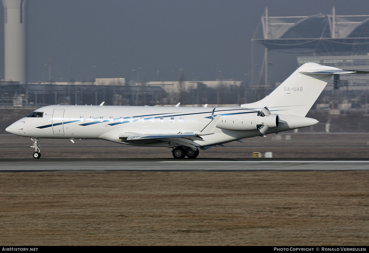 Aircraft Photo of 5A-UAB | Bombardier Global 5000 (BD-700-1A11) | AirHistory.net #761853