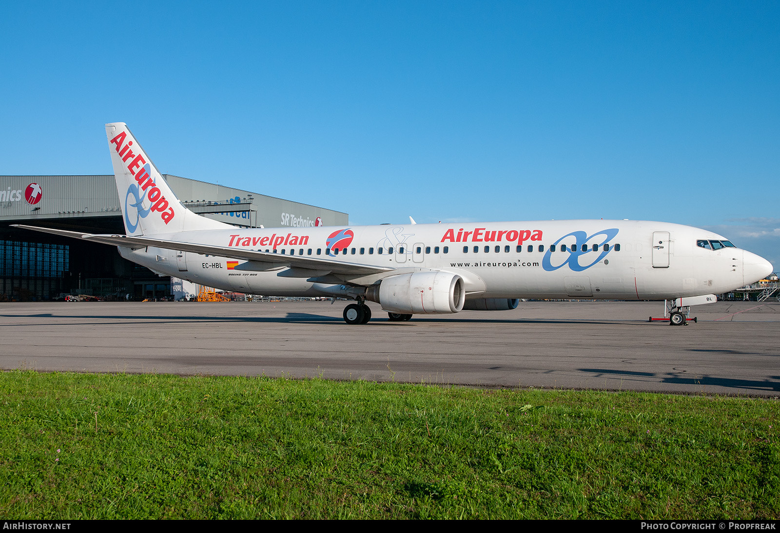 Aircraft Photo of EC-HBL | Boeing 737-85P | Air Europa | AirHistory.net #761919