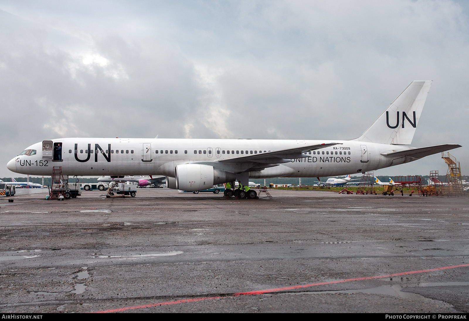 Aircraft Photo of RA-73009 / UN-152 | Boeing 757-230 | United Nations | AirHistory.net #761922
