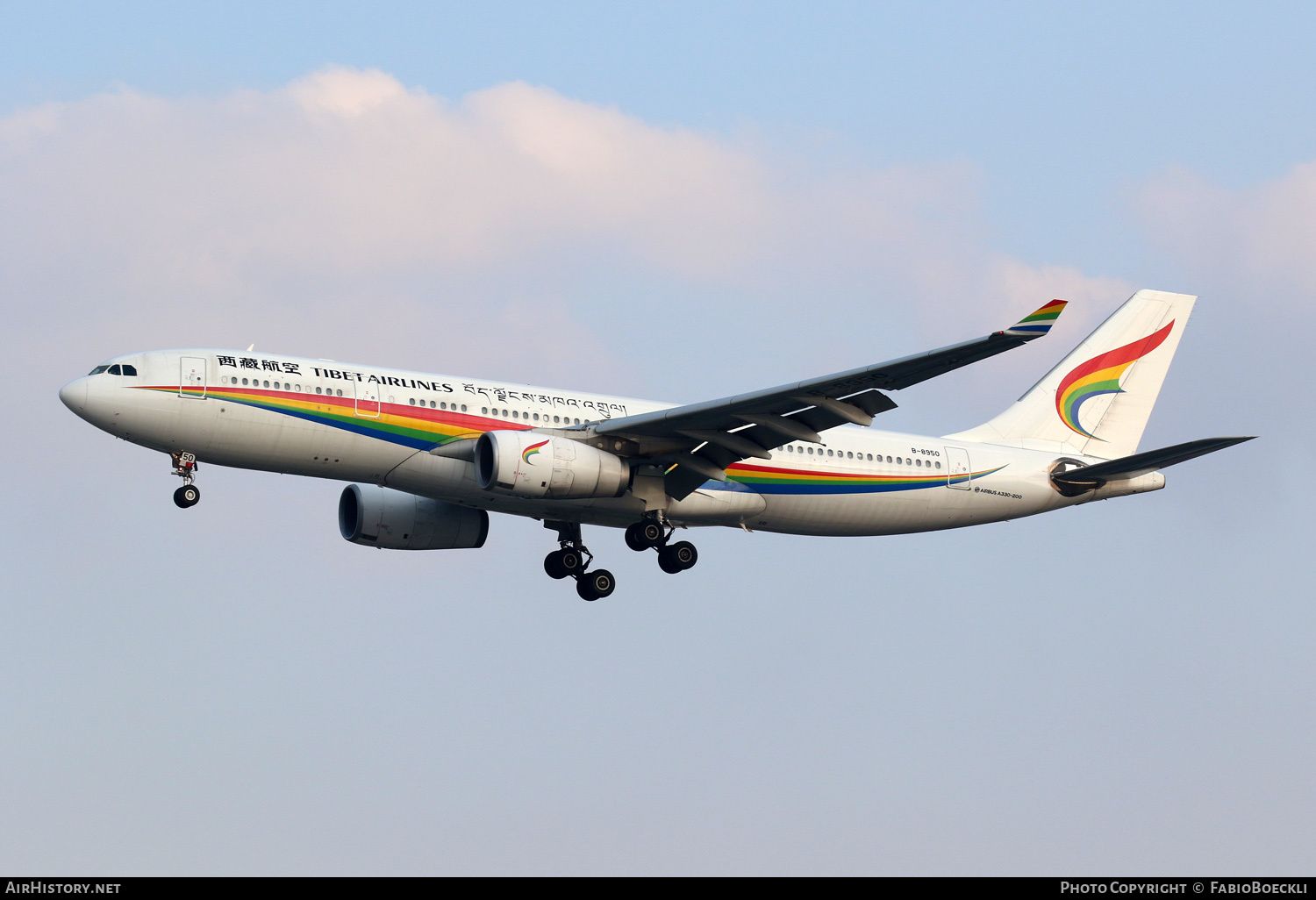 Aircraft Photo of B-8950 | Airbus A330-243 | Tibet Airlines | AirHistory.net #761932