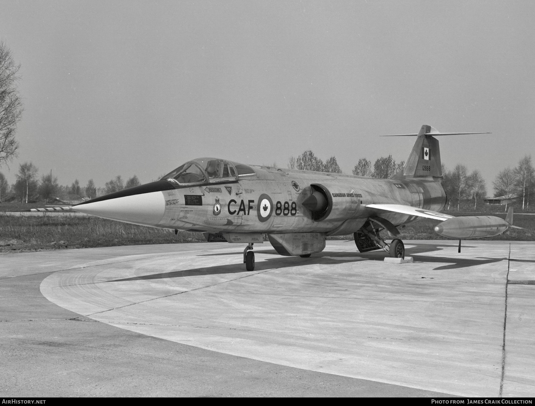 Aircraft Photo of 12888 | Canadair CF-104 Starfighter | Canada - Air Force | AirHistory.net #761997