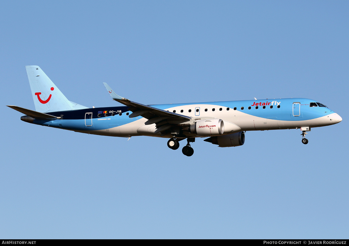 Aircraft Photo of OO-JVA | Embraer 190STD (ERJ-190-100STD) | Jetairfly | AirHistory.net #762035