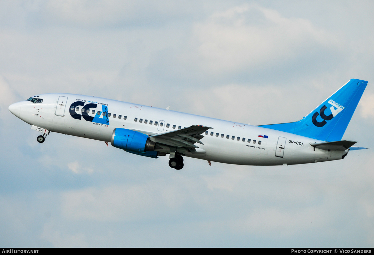 Aircraft Photo of OM-CCA | Boeing 737-36M | CCA - Central Charter Airlines Slovakia | AirHistory.net #762048