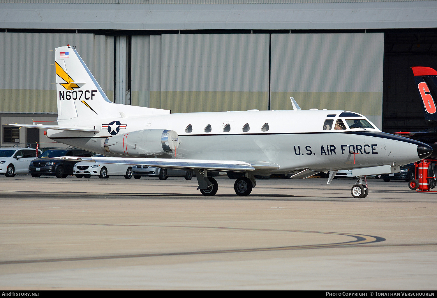 Aircraft Photo of N607CF | North American Rockwell NA-306 Sabreliner 60 | USA - Air Force | AirHistory.net #762071