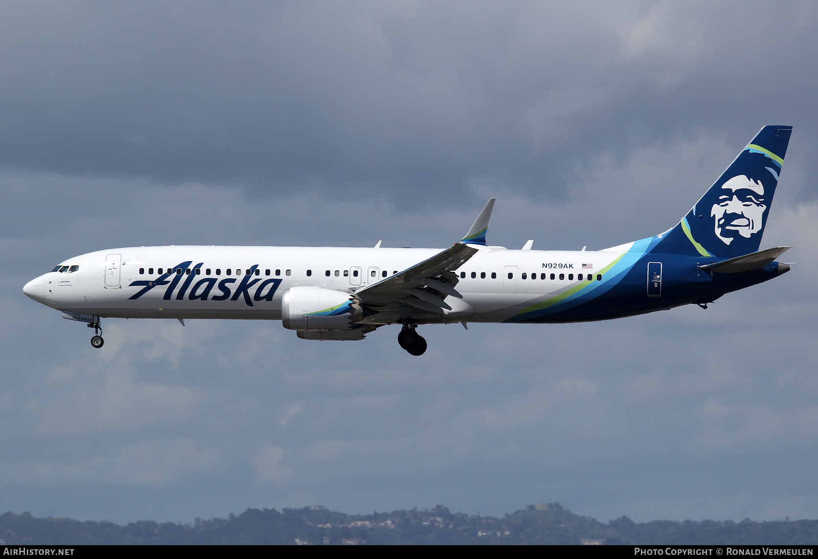 Aircraft Photo of N929AK | Boeing 737-9 Max 9 | Alaska Airlines | AirHistory.net #762072